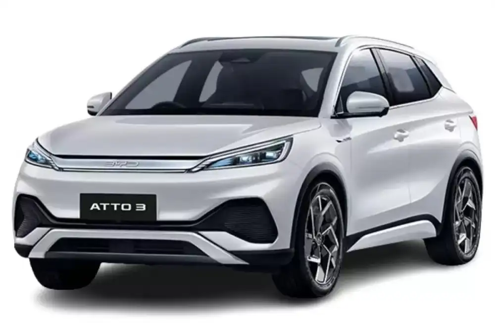 BYD ATTO 3 (2022-) DESIGN gumový kufrový koberec
