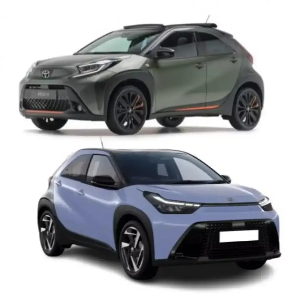TOYOTA AYGO X (2022-) Gumová rohož s vysokým okrajom
